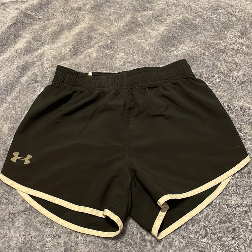 Under armour girls running shorts